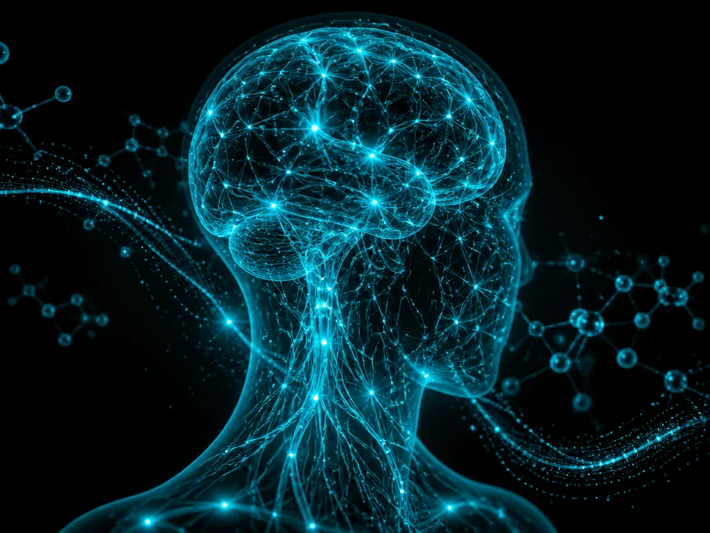 Neurobiology — Zyrex Labs scientific illustration